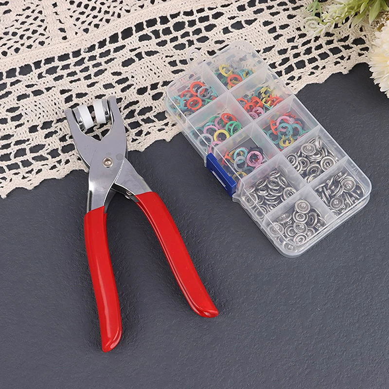 50/100Pcs Plier Tool Set Snap Button Kit Pliers Metal Press Studs Tool DIY  Clothing Sewing Button Installation Tool Sewing Acces - AliExpress