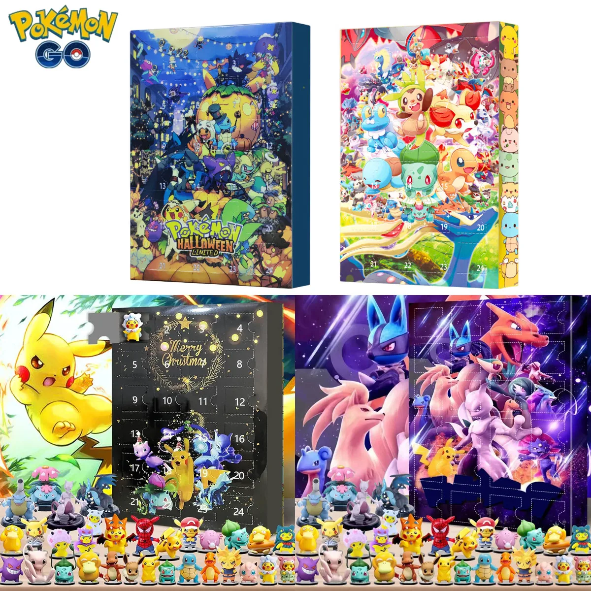 POKEMON Calendrier Avent Figurines Pokémon Halloween pas cher 