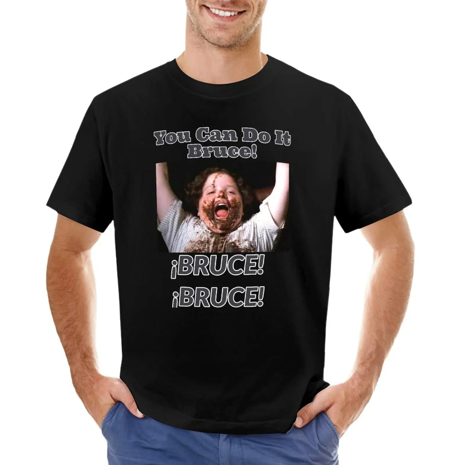 

You can do it bruce T-Shirt blank t shirts t-shirts man mens long sleeve t shirts