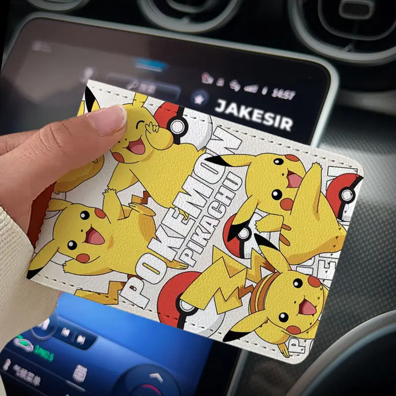 

Pikachu driver's license protective cover two-in-one driving license motor vehicle driver's license leather case card case