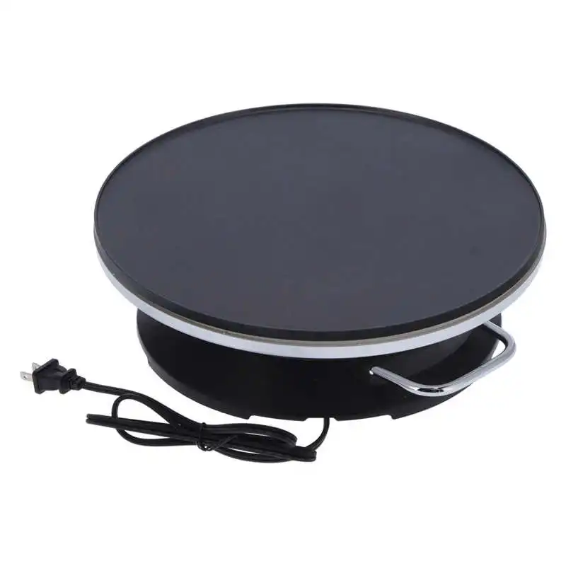 Electric Pancake Maker Small Non-Stick Electric Crepe Maker Kitchen Use US Plug 120V Crepe Maker Pancake Machine 2