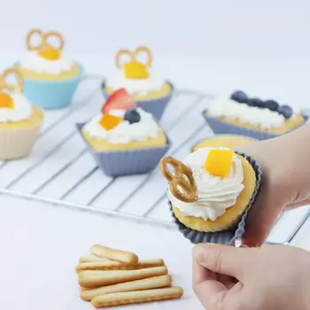 Silicone Cupcake Baking Molds 4