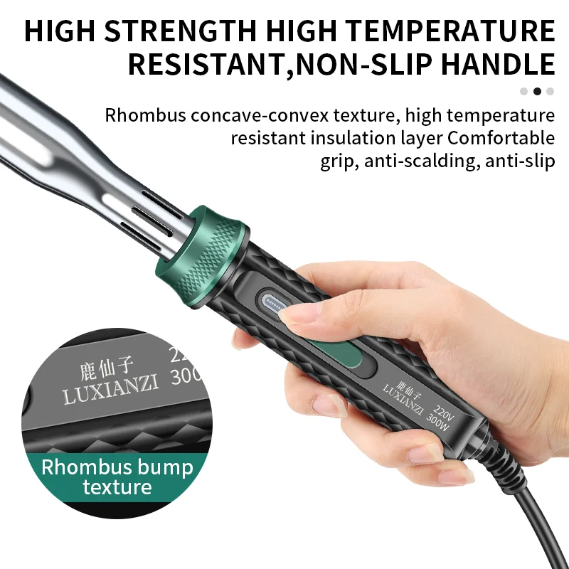 Electric Soldering Iron Soldering Iron 80/300W HighPower Electric Soldering Iron Indicator Light Fast Heating Adjustable Temperature Intelligent Welding Tool