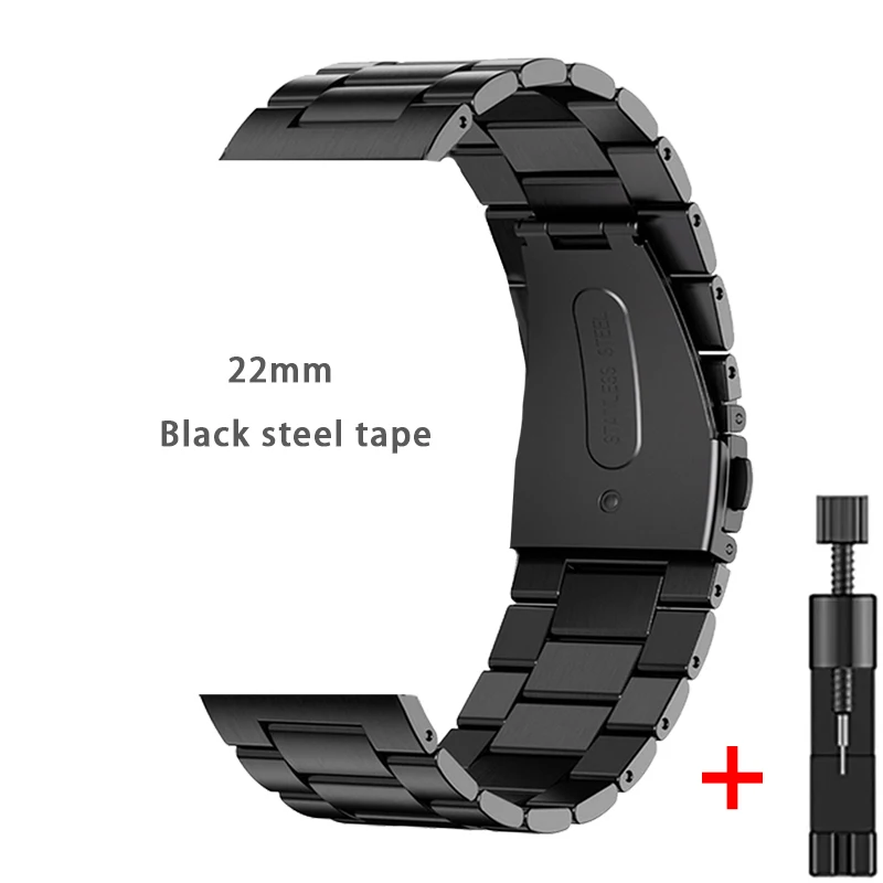 22mm Black steel
