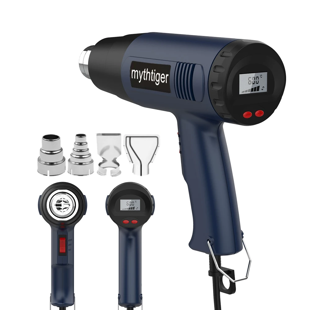 220V/110V 2000W Hot Air Gun Temperatures Adjustable With Four Nozzles Electric Heat Gun