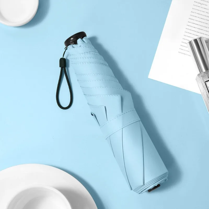 Description Picture 6 of itemFolding Umbrella Carbon Fiber Anti UV Rain Sun Umbrella Fashionable Portable Windproof Lamp Women's and Men's Sunshade Umbrella