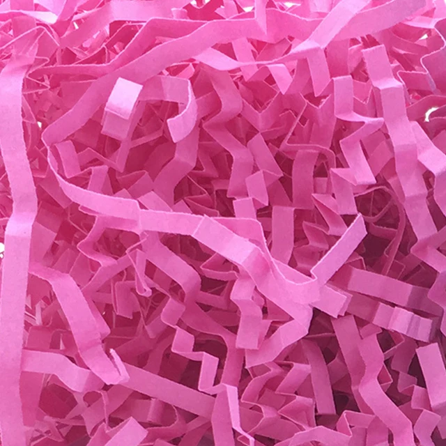Radiant Rose Gold Metallic Glitter Raffia for Gift Box Filler and Craft Decor