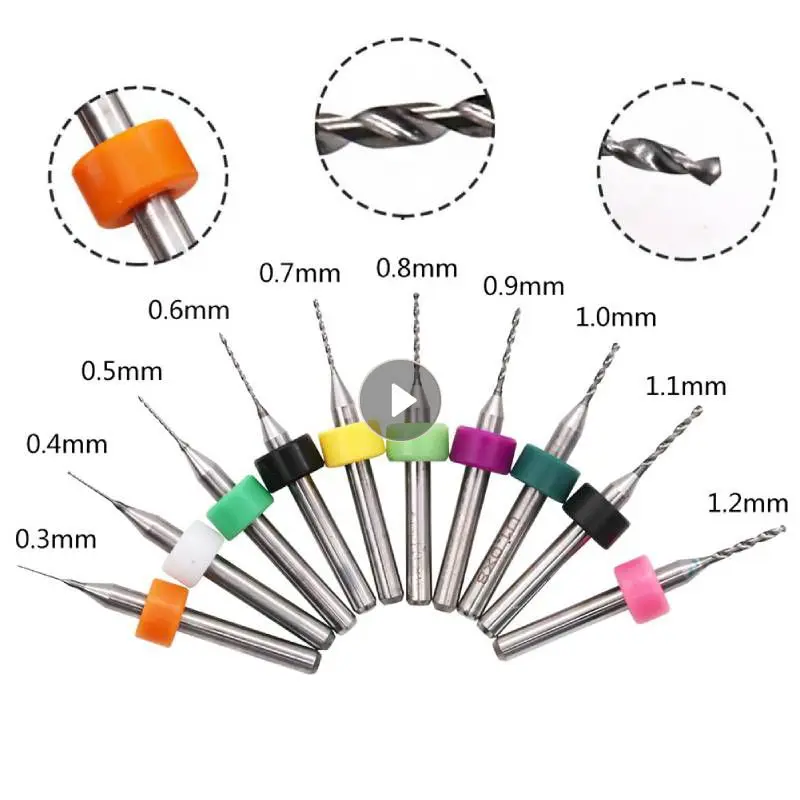 10pcs-Carbide-Micro-Drill-Bit-Set-PCB-Board-Hole-Drilling-Tools-0-1-1mm ...