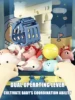 Kids Fun Mini Doll Grabbing Machine Doll Scratching Machine Children's Toy Clip Doll Twister Girl Boy Christmas Birthday Gift 4