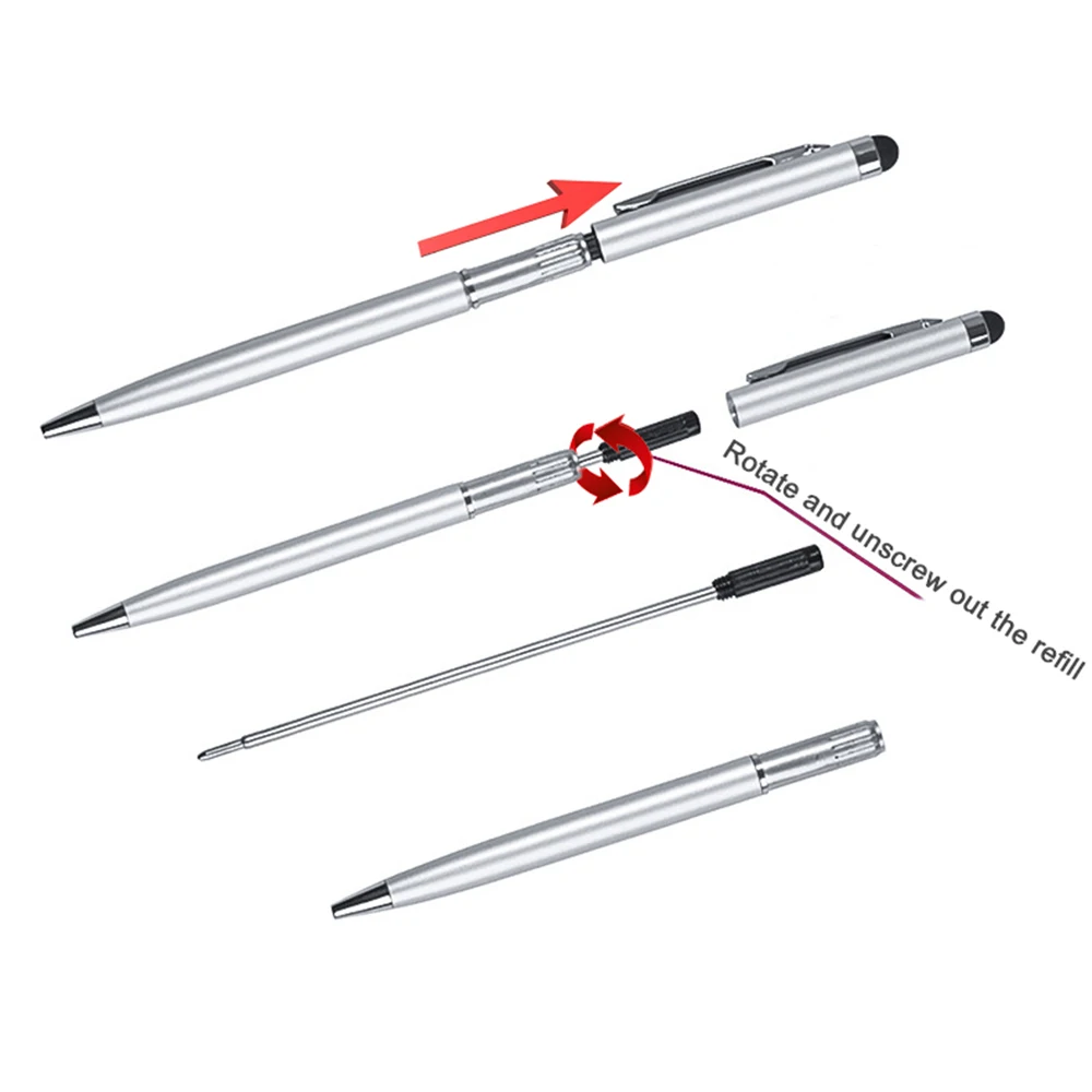 10Pcs Universal Stylus Pen Dual-Use For iPad iPhone Samsung Huawei Xiaomi Tablets Mobile Phone All Capacitive Screen Pens