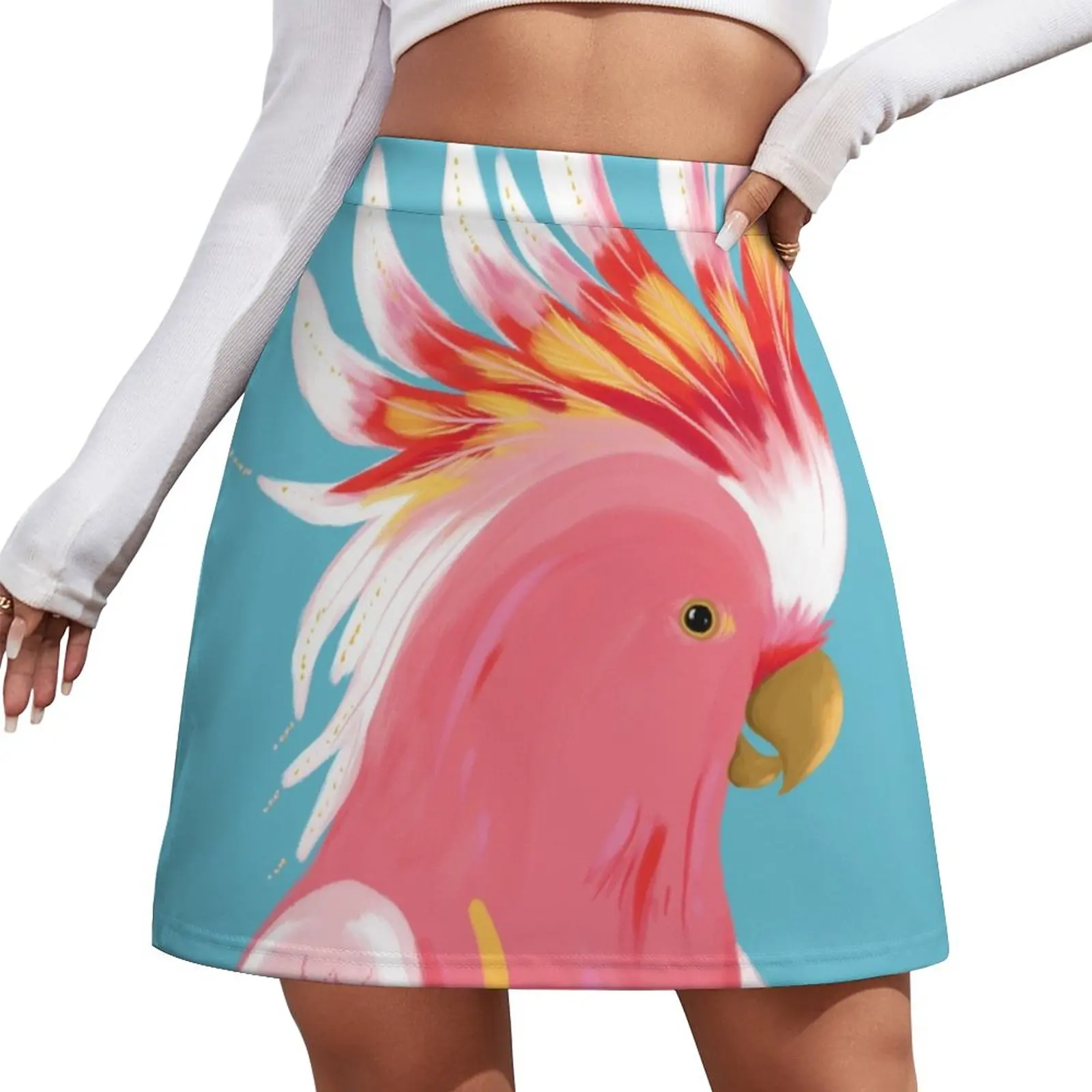 Major Mitchell cockatoo Mini Skirt kawaii clothes School skirt kpop
