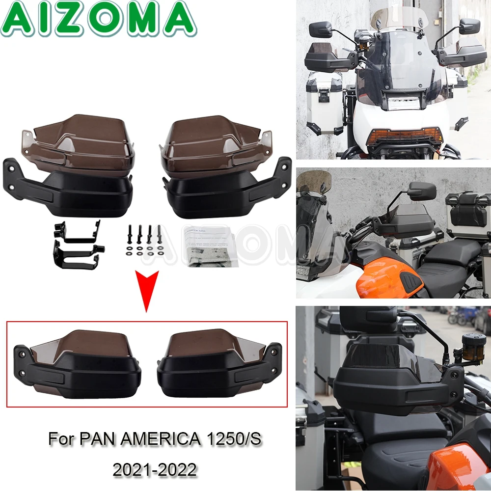 Motorcycle Handguard Hand Protection Windshield Hand Guards Covers W/ Mounting Kit For Harley