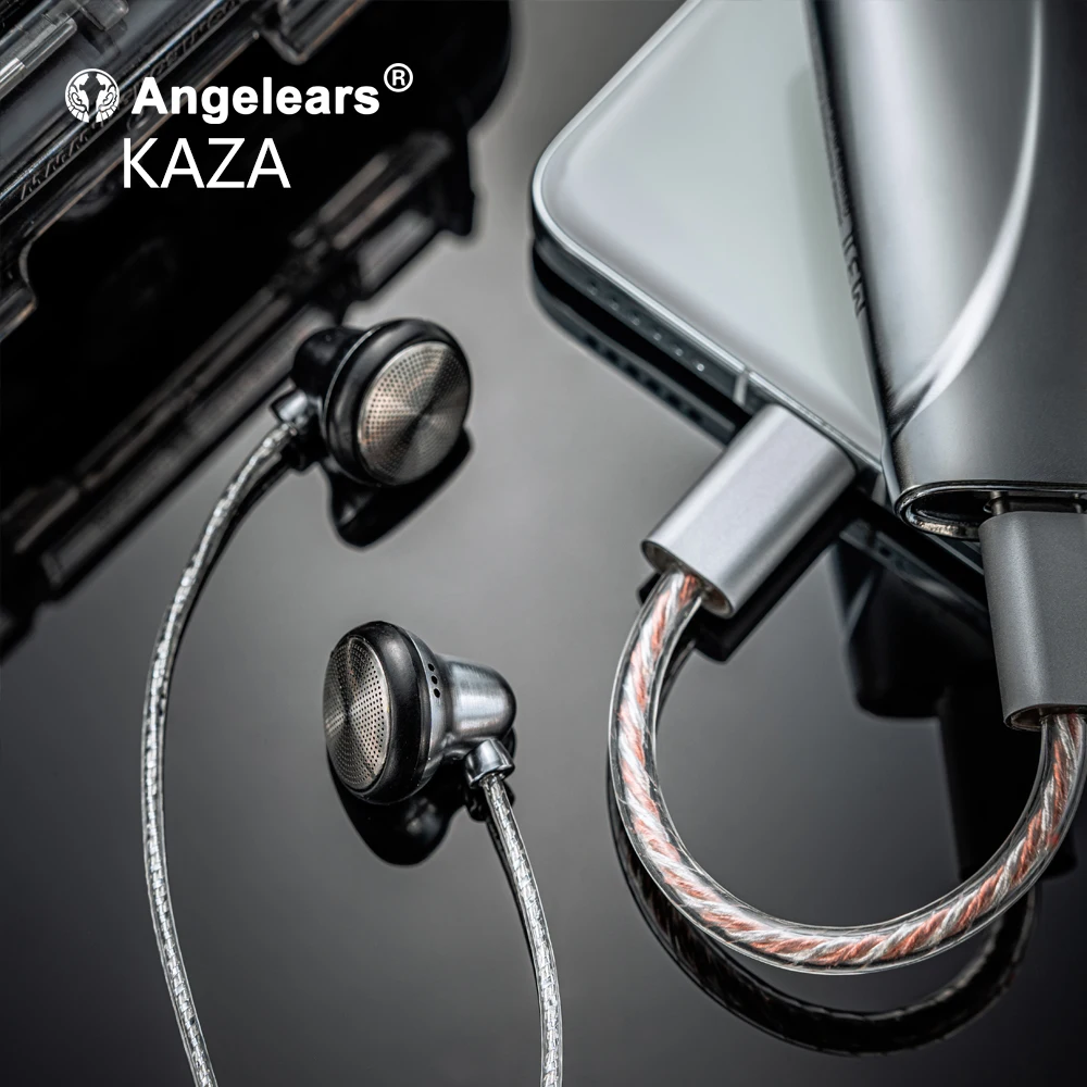 Angelears KAZA 15mm Dynamic Driver Flat In-ear Earphones High-Quality Sound Comfortable Wearing Wired earbuds 2