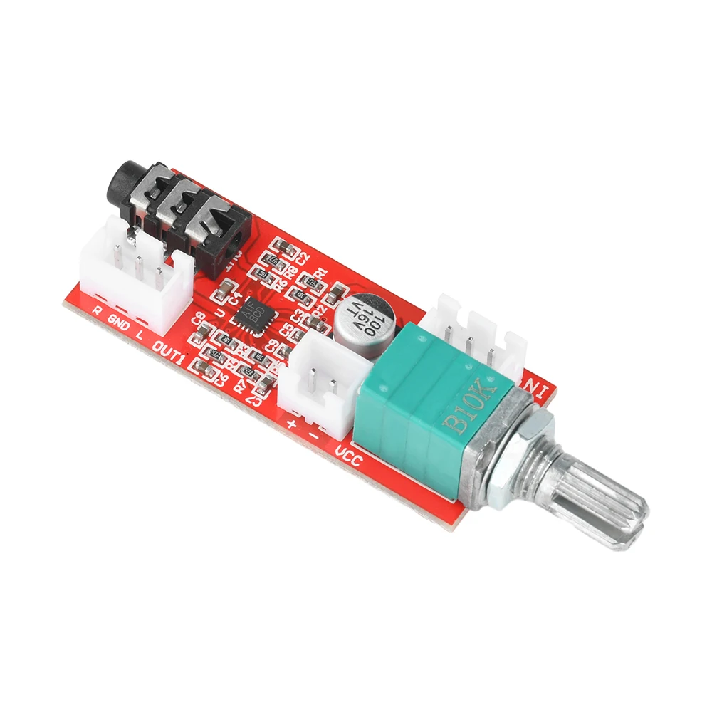 MAX97220 Hi-Fi Audiophile Kopfhörerverstärkerplatine mit Lautstärkeregler Vorverstärker für Audiophile Professional Audio