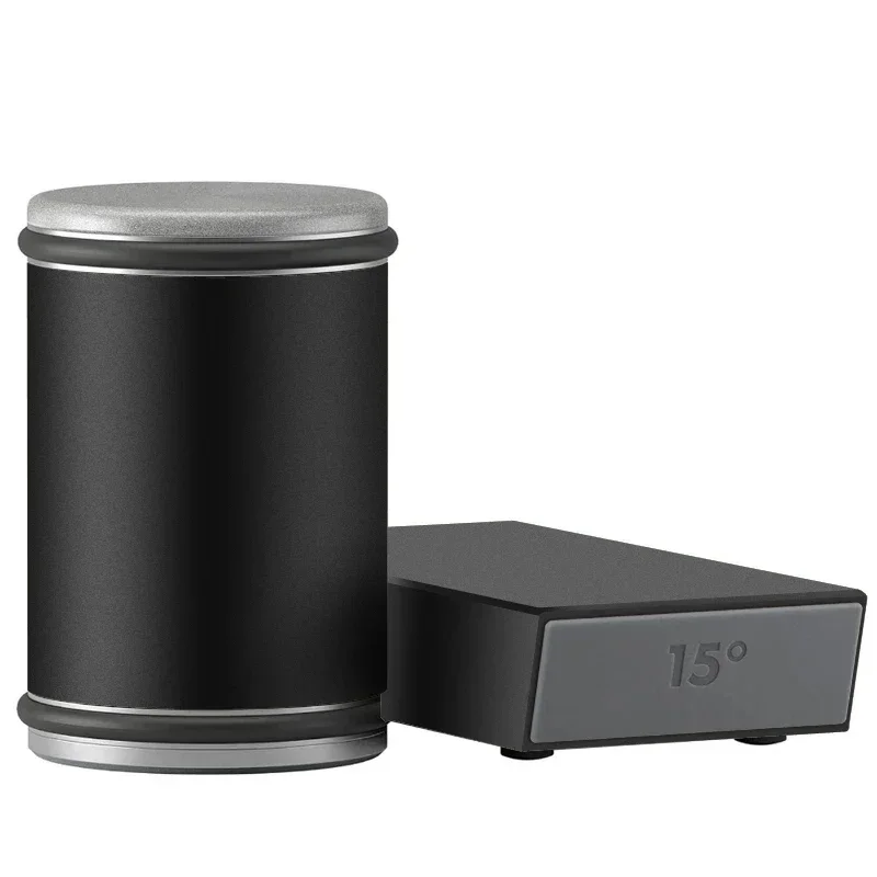 

Вращающаяся точилка для ножей, магнитный алмазный камень для заточки, деревянный держатель для ножей, кухонная система шлифования, 15 20 угловых роликовых аксессуаров