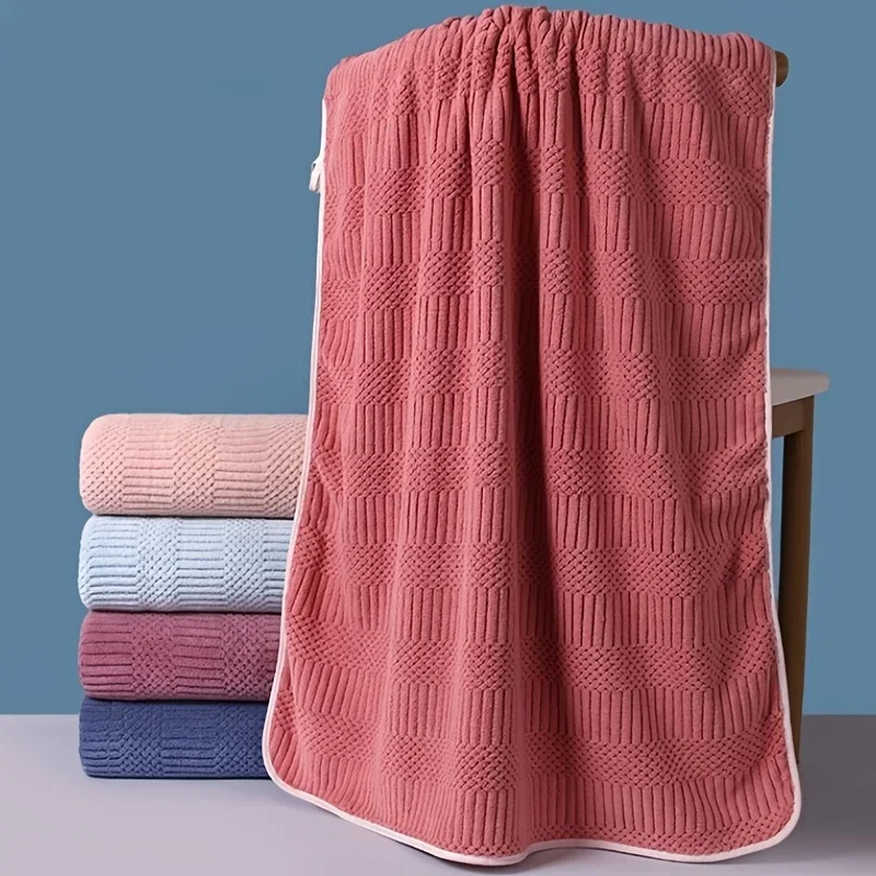 Coral Velvet Hand Towels Bath Towel Soft Absorbent Drying Towel Microfiber Dry Hair Multipurpose Use For Hotel Bathroom