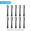 10 Pcs Replacement Brush Heads For E819 E810 EC810 Ultrasonic Electric Toothbrush Soft Bristle Nozzles with Sealed Package 3