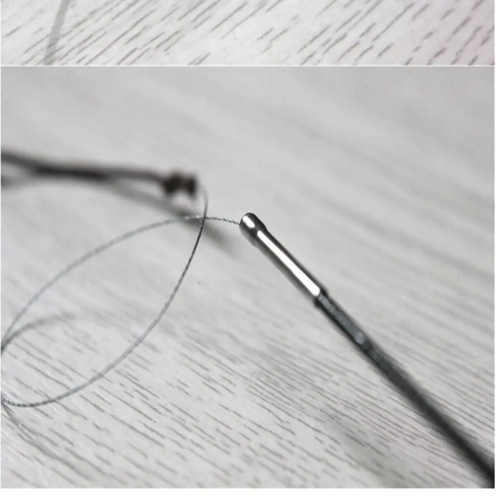 5 Stück 2,8-4,6mm China trust Spitze Eye Top langlebige Tackle Führungs ring Reparatur satz profession elle Angelrute Edelstahl Teile Kreis – Detail 12