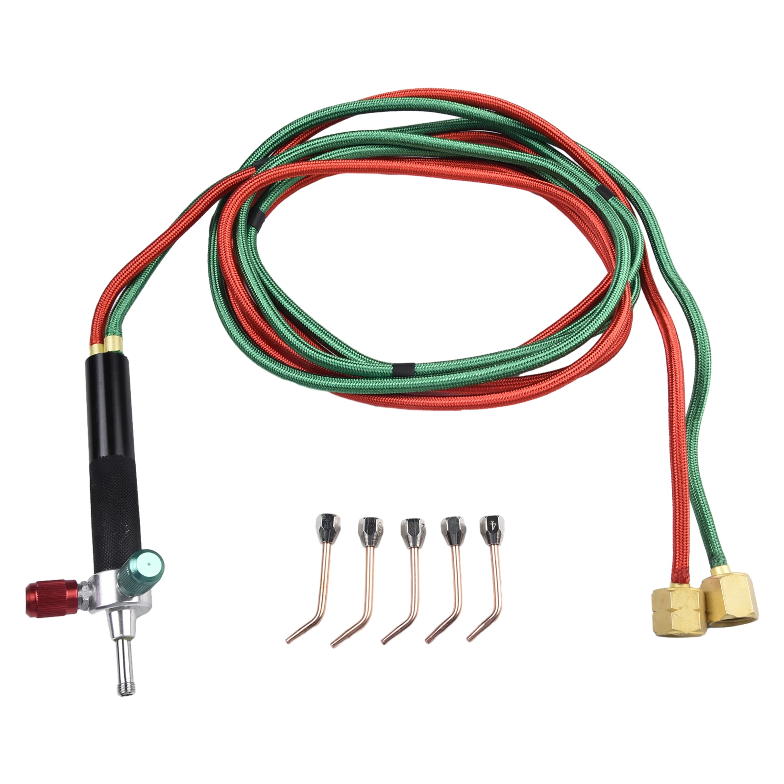 Mini Gas Welding Cutting Oxy Oxygen Acetylene Torch Kit Welder Tool + 5 Nozzles Electronics Repair And Manufacturing 3