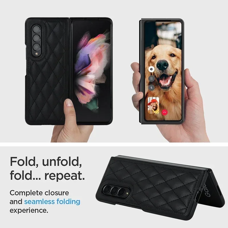 Premium Anti-Drop Leather Flip Phone Case