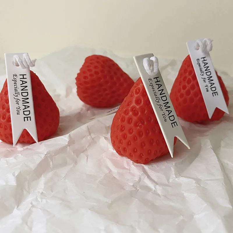 smNovice Sexy Strawberry Low Temperature Candles40Du Aromatherapy Wax Drip Couple Flirting Adult Sex Training Props