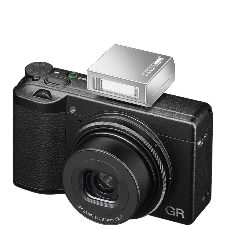 Medalight F1S Camera Flash for Ricoh (GR3/GR3X, etc.) Fuji/Sony