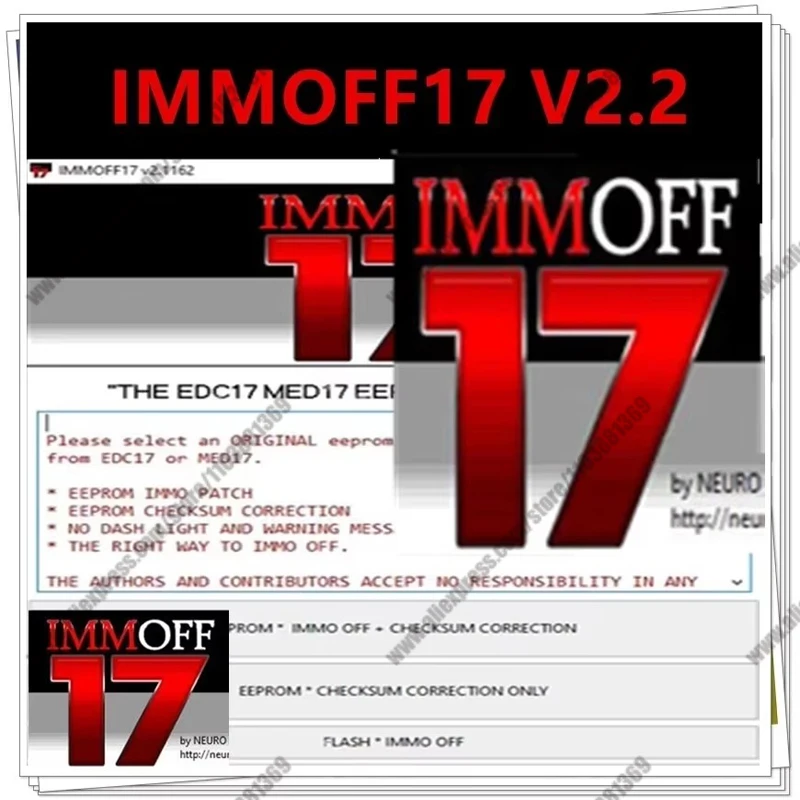 IMMOFF17 Software EDC17 with keygen Immo Off Ecu Program NEUROTUNING+Davinci 1.0.28 PRO cars Software tools and install video 4