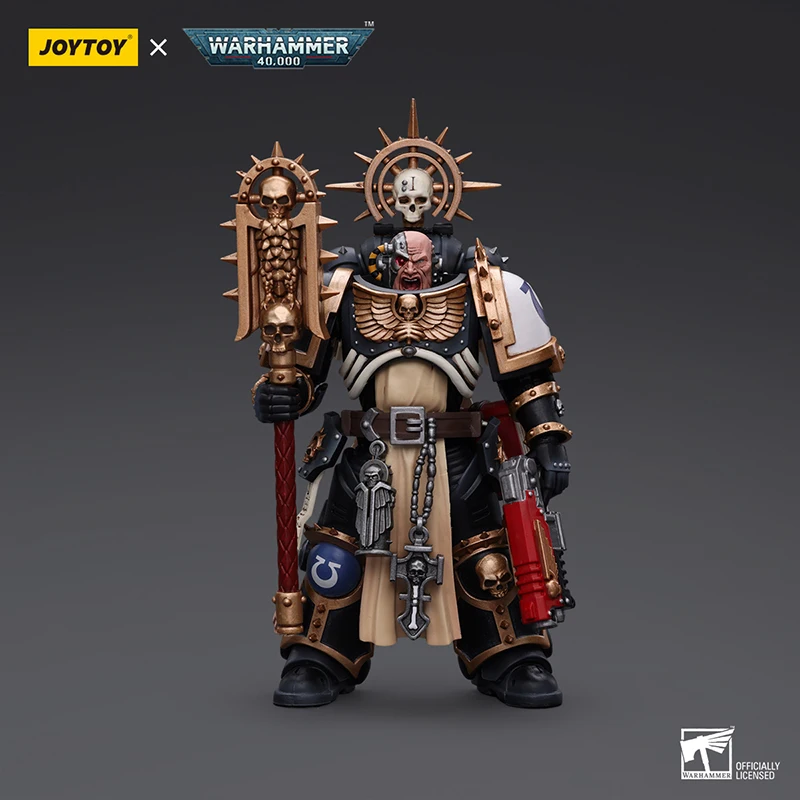 Original Joytoy Warhammer 40K Ultramarines Chaplain Indomitus 1/18 Soldier Action Model Art Collection Toy Gifts