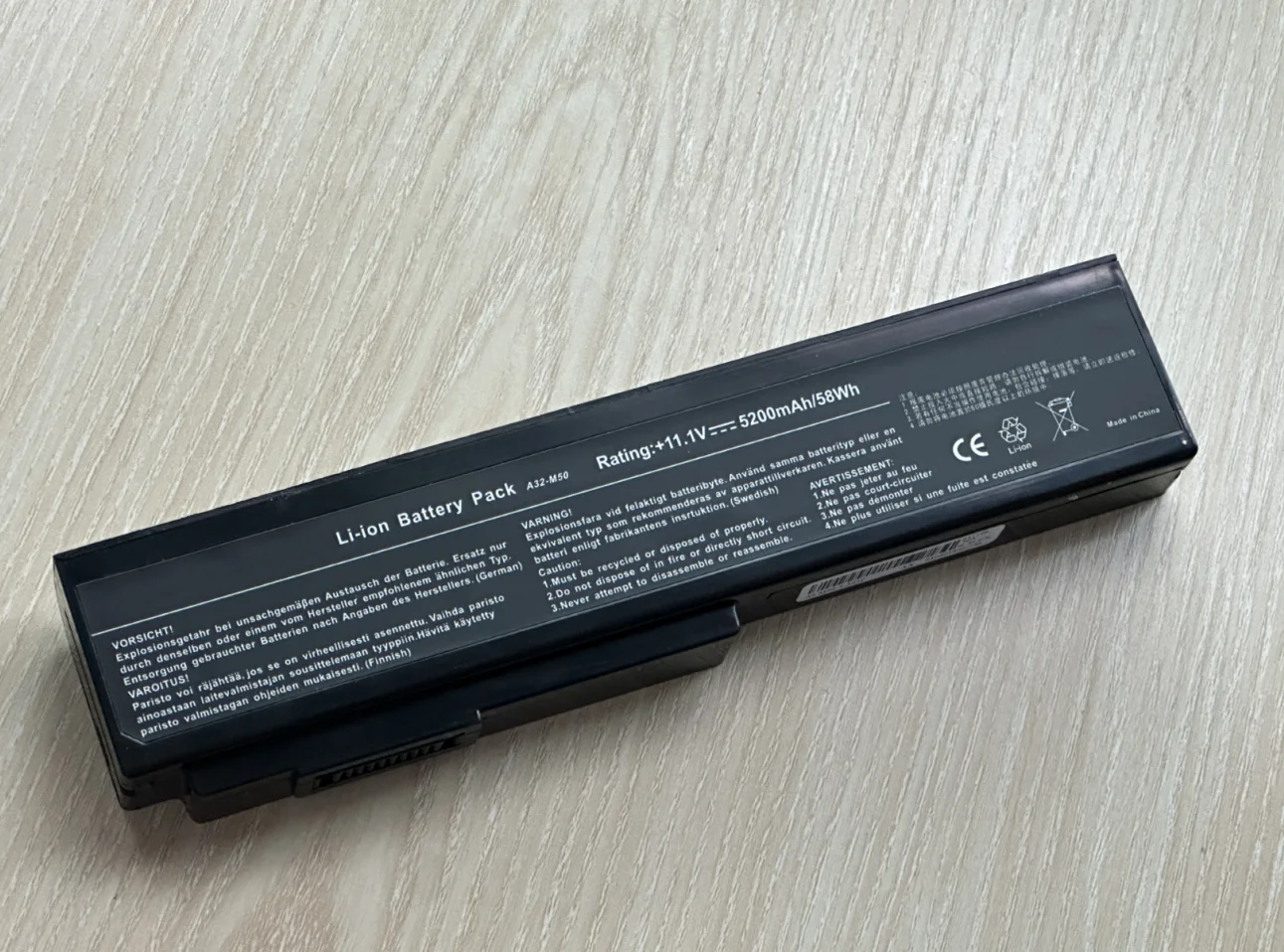 A32-N61 / A32-M50 Akku Für ASUS Laptop – 11,1 V, 5200 MAh, Kompatibel Mit Vielen Modellen