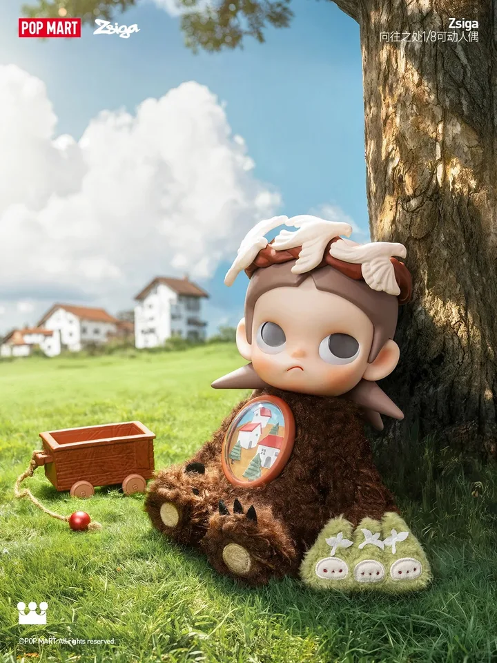 POPMART original genuine zsiga Desirable 1/8 action figure trendy
