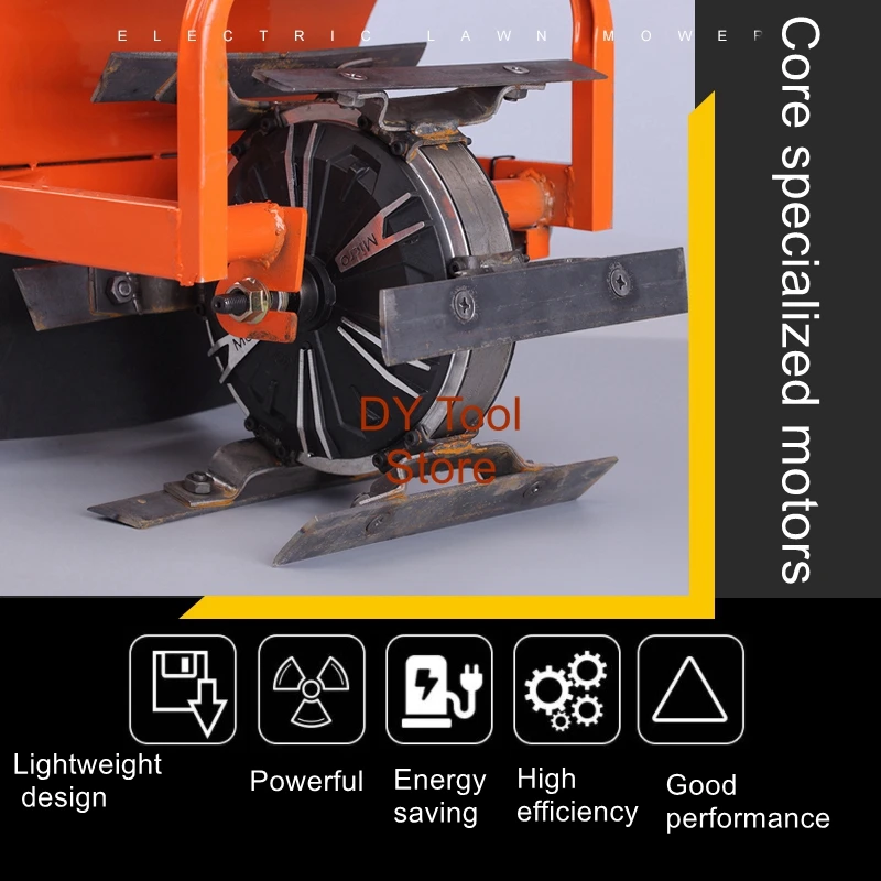 Electric weeder with trenching and loosening plows to turn the soil charging small agricultural weeding micro-cultivator