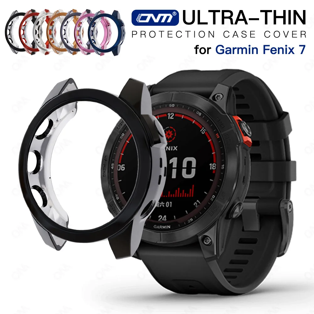 

Ultra-Slim Protector Case for Garmin Fenix 7 7X Smart Watch Hollow out Soft Cover for Fenix 7 Protective Bumper Shell 2022