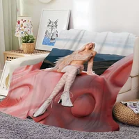 Singer k-Kenia aura Blanket Skin friendly comfort warm soft plush blanket suitable sofa living room office bedroom 1