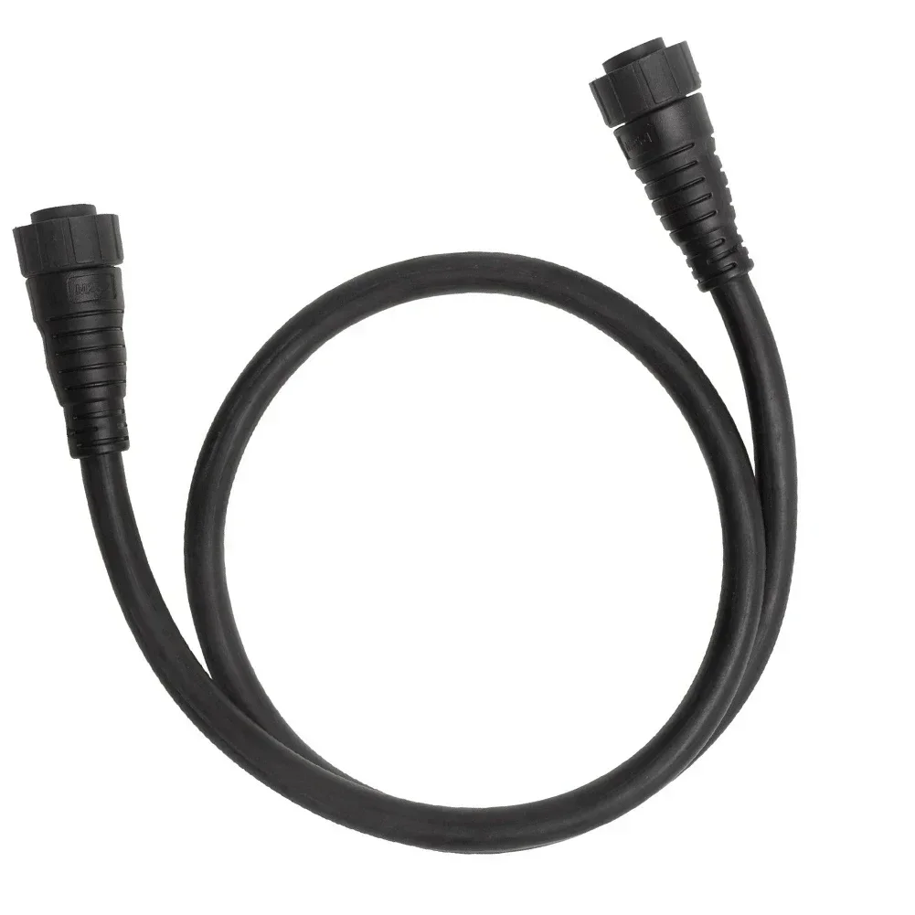 Durable 2M Waterproof Power Cable Connector Extension Cord - Black