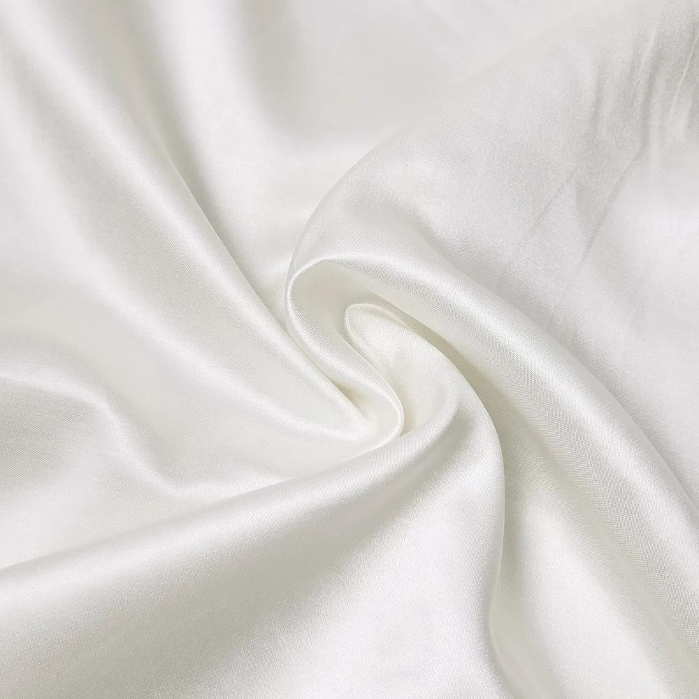 Pure Mulberry Silk | White Silk Fabric | NATURAL SILK | HANDMADE IN VI - Foto 5