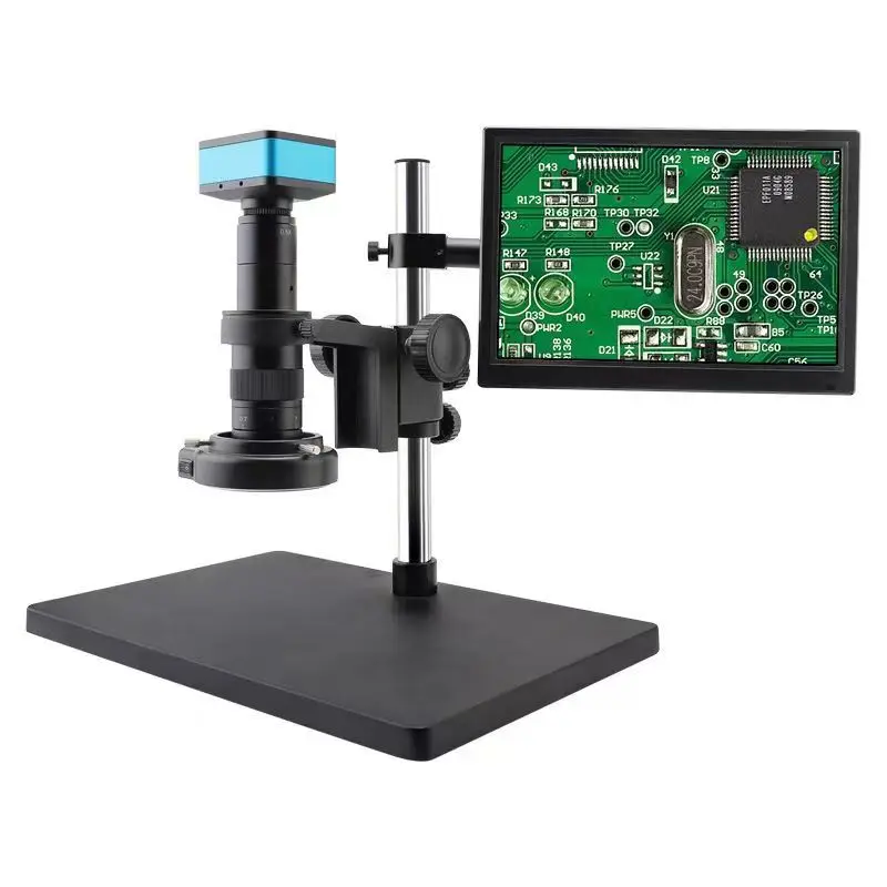 

FKE208-A with 8"LCD HD 8 inch G1200 digital microscope, 1200 times electron microscope, mobilephone repair microscope