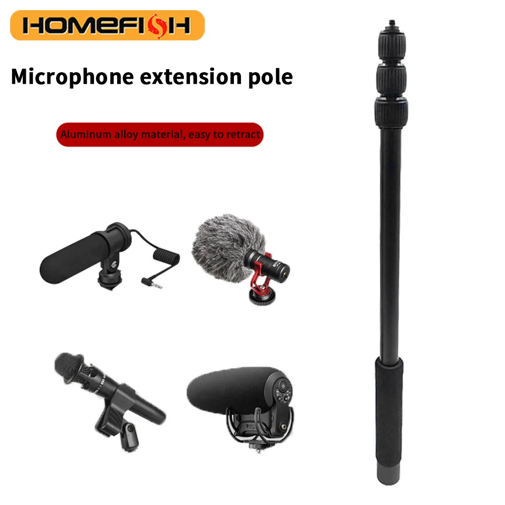 Treppiede portatile estensibile per fotocamere DSLR, telefoni cellulari e desktop. Maniglia per lo streaming live. - immagine 3