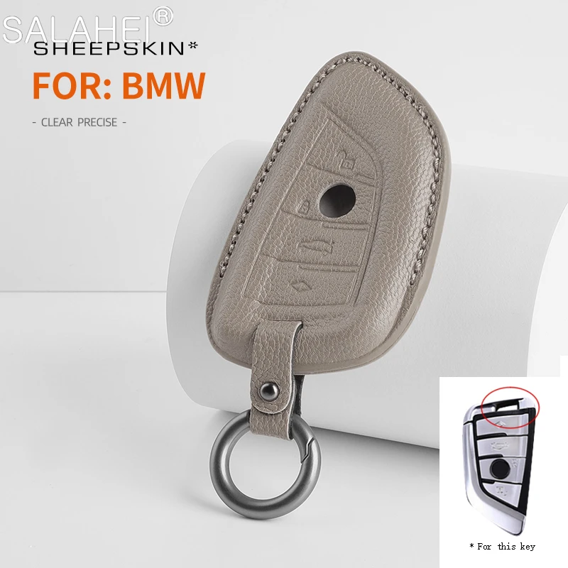 

Car Key Case Cover Shell For BMW X1 X3 X5 X6 X7 1 3 5 6 7 Series G20 G30 G11 F15 F16 G01 G02 F48 Keyless Keychain Accessories