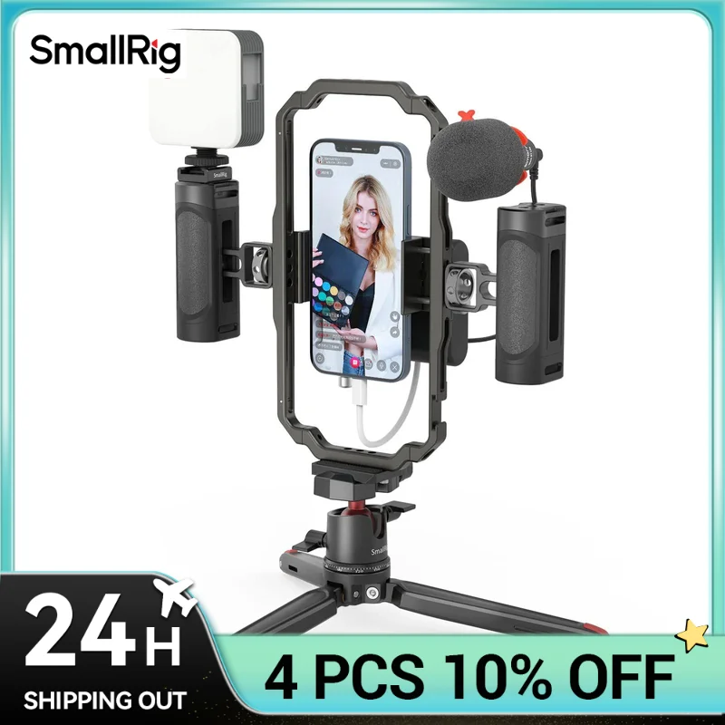 SMALLRIG 2x Telelens Voor IPhone 16/15/17 Pro Max - HD 4K Teleconverter T-Mount