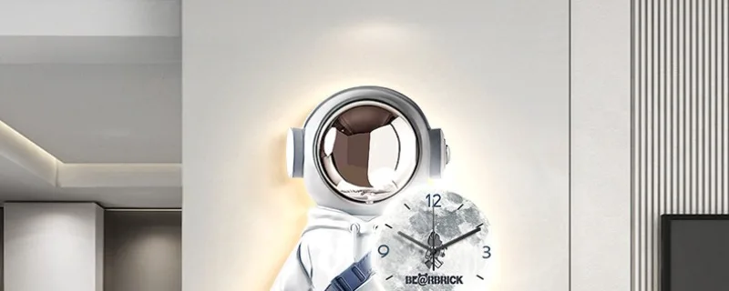 Large Wall Art Clocks with Light LED Mural Luxury Wall Ornaments Bedroom Kitchen Watches Coffe Bar Home Decoration Accessories