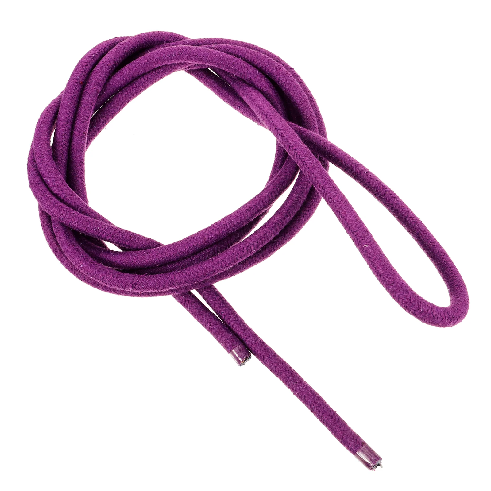 

Rhythmic Gymnastics Rope Prop Convenient Training Multifunction Colored Cotton Portable Purple