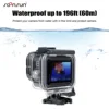 SOONSUN 60M Waterproof Housing Case for GoPro Hero 8 Black 2-Cold Shoe Slots Protective Underwater Diving Go Pro 8 Housing Shell 2