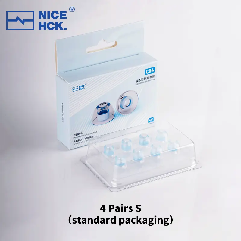 NICEHCK C04 Liquid Silicone Ear Tips Flexible Noise Isolating Ear Caps Skin-friendly Reusable Eartips for Explorer 4U NX8 Cantor - Image 7