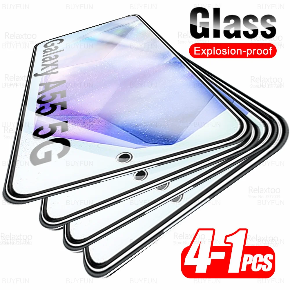 Premium Tempered Glass HD Armor Phone Screen Protector Film (1-4 Pack)