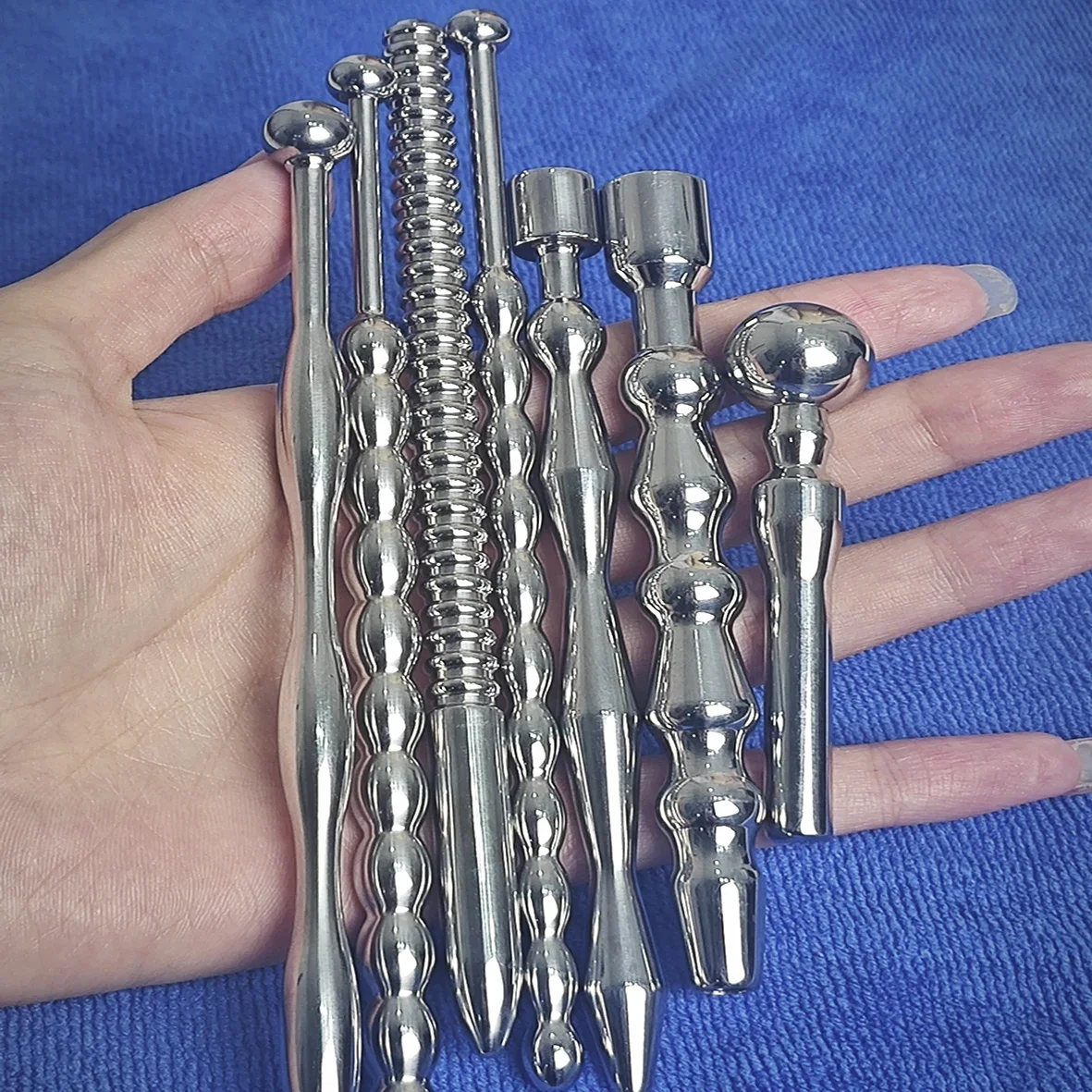 Penis Sex Toys 7 Types Stainless Steel Urethral Plug Urethral Sounding Penis Plug Urethra Horse Eye BDSM Bondage Masturbation Sex Toys for Men