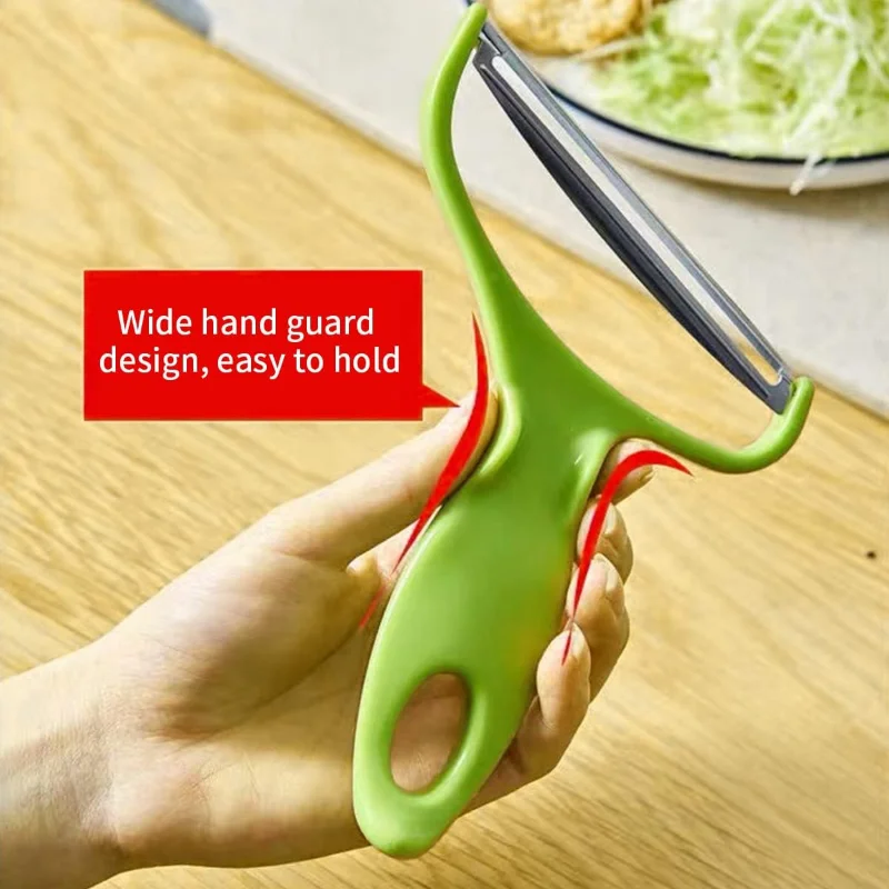 Cabbage Slicer Veggie Peeler Wide Mouth Stainless Steel Cabbage Shredder  Cutting Tools Gadget for Salad Fruit Peel Remoral - AliExpress