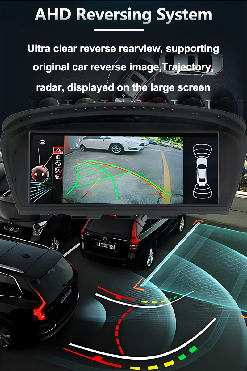 Pantalla Android 15 con Carplay y Android Auto para BMW Serie 3 y 5 E60 E61 E63 E90 E91 E92 2004-2010, Sistema CCC CIC, Reproductor Multimedia para Auto, Radio, 8.8 Pulgadas, 4G, BT, Chip Qualcomm Snapdragon 665, DSP 7