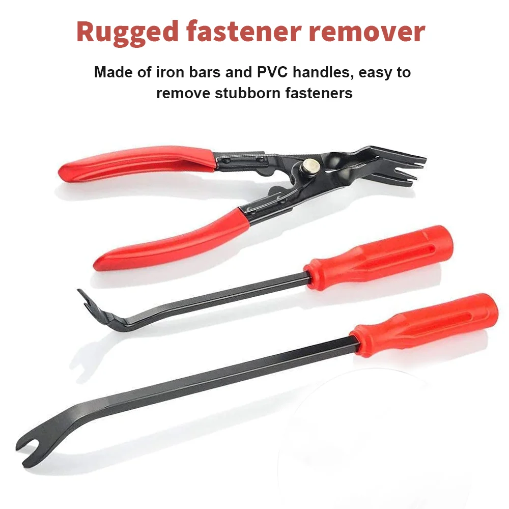 19-teiliges/158-teiliges/238-teiliges Auto-Verkleidungs-Demontagewerkzeug-Set, Auto-Audio-Reparatur, Kunststoff-Hebelwerkzeug, Schraubendreher, DIY-Autopanel-Demontage – Detail 10