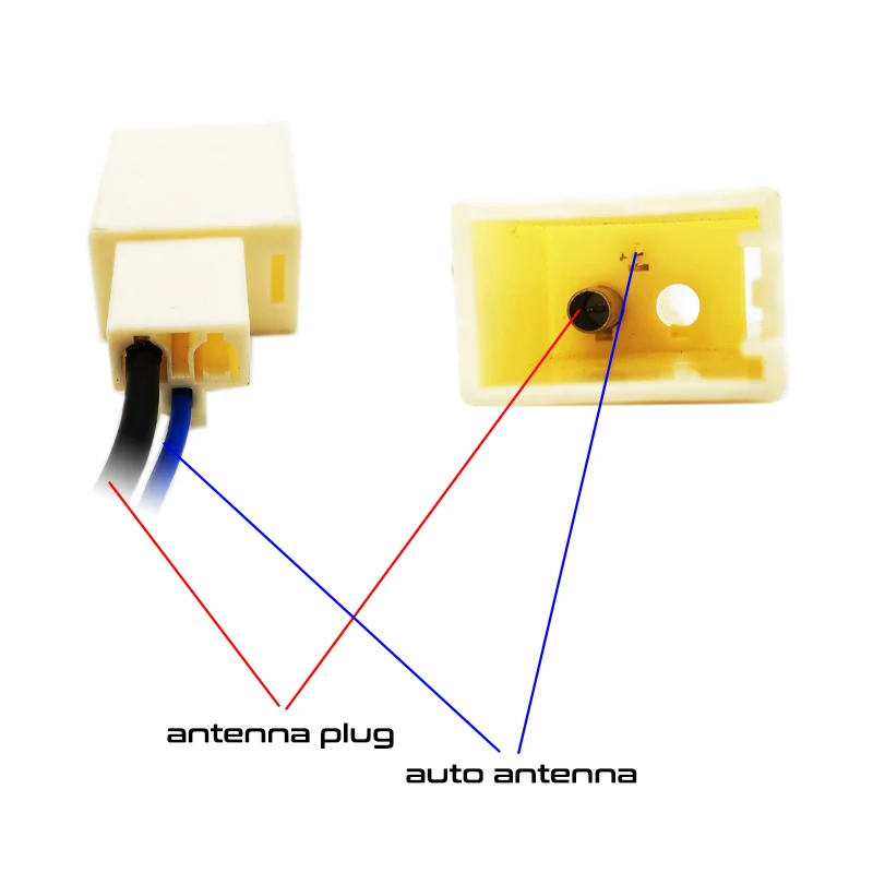 AMPLIFICATORE ANTENNA AUTORADIO Autoradio FM/AM 12V DIN Collegamento