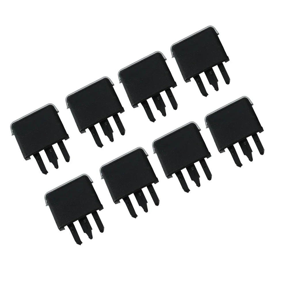 

Durable Useful Car Clips Air Vent Spare Parts Universal 31.3mm X 34.2mm 8pcs 8x Accessories Black Louvre Blade